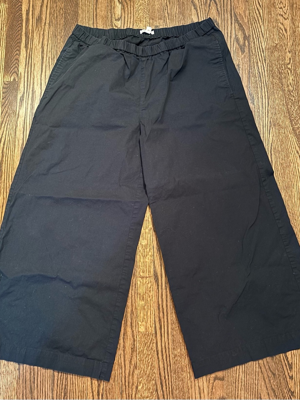 Eileen Fisher Black Wide-Leg Pants